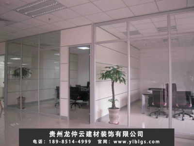 贵州玻璃隔断安装
